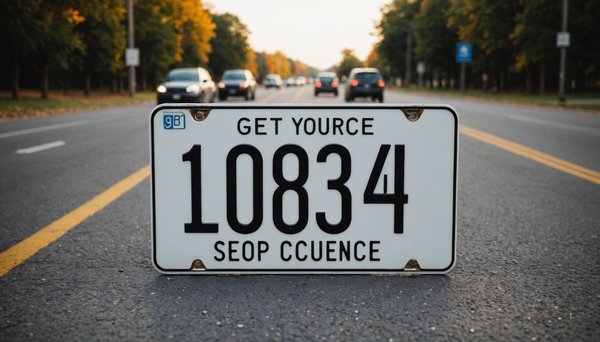 Obtenez votre plaque d'immatriculation rapidement et à moindre coût !